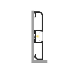 LED profil soklový SOKL - bílý lak