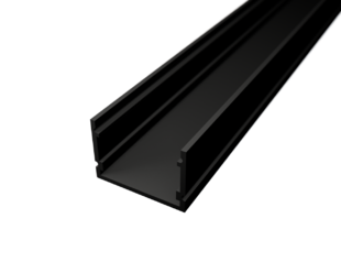 LED profil SQUARE - černý lak