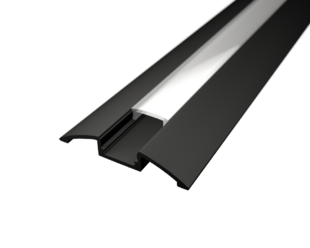 LED profil STOS-BIG - černý lak