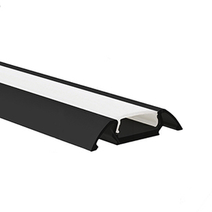 LED profil STOS-černý lak