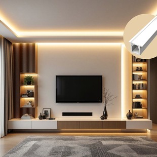 LED profil vestavný ALPI POLO-K-MINI bílý