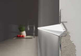 LED profil vestavný směrový v úhlu 30° do sádrokartonu KLUS MICRO-30DEG-KOZ