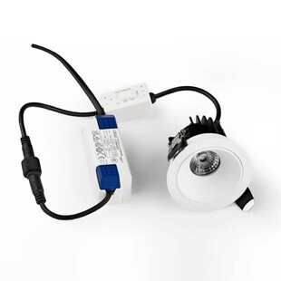 LED vestavné bodové svítidlo IRIS | bílé | kruhové | Ø100mm | IP54 | 20W | 230V | přepínatelné CCT