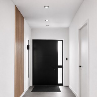 LED vestavné bodové svítidlo IRIS | černé | kruhové | Ø60mm | IP54 | 7W | 230V | přepínatelné CCT