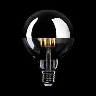 LED žárovka CA GLOBE-A05 stmívatelná | E27 | 230V | 7W | 650lm | 2700K | CRI>80 | čirá zrcadlová