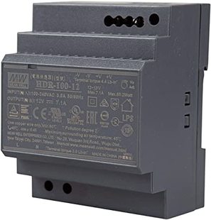 LED zdroj na DIN lištu Meanwell HDR-100-12 | 12V | 100W | 7,1A |