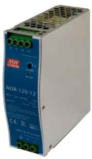 LED zdroj na DIN lištu Meanwell NDR-120-12 | 12V | 120W | 10A |