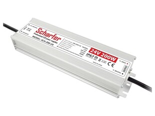 LED zdroj Scharfer SCH-200-24V | 24V | 200W | 8,33A | IP67 | 7 let záruka |
