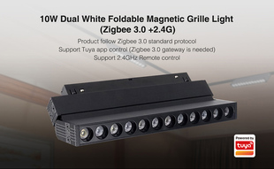 Lištové magnetické svítidlo Mi-Light | CCT | 10W | DC48V | 800lm | 2,4GHz + ZigBee 3.0 | Grill P |