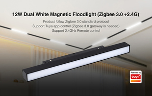 Lištové magnetické svítidlo Mi-LiGHT  | CCT | 12W | DC48V | 735lm | 2,4GHz + ZigBee 3.0 |