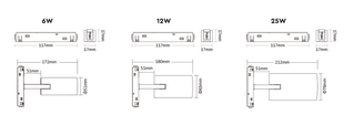 Lištové magnetické svítidlo Mi-Light | CCT | 6W | DC48V | 520lm | 2,4GHz + ZigBee 3.0 | Spot |