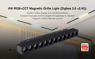 Lištové magnetické svítidlo Mi-LiGHT  | RGB+CCT | 6W | DC48V | 440lm | 2,4GHz + ZigBee 3.0 |