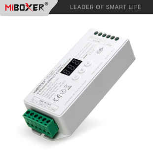 Mi-Light DMX 512 dekodér D3-CX pro RGB pásky | 3-kanál | 18A | DC12-24V | 