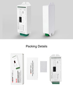 Mi-Light DMX 512 dekodér D4-CX pro RGBW pásky | 4-kanál | 20A | DC12-24V |