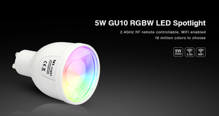 Mi-Light LED bodovka  RGB+CW | 5W | GU10 | 