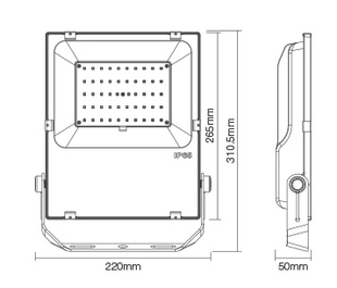 Mi-Light LED reflektor RGB+CCT | 50W | 4000lm | 2,4GHz + WiFI |