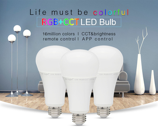 Mi-Light LED žárovka RGB+CCT | 12W | E27 | 1100lm
