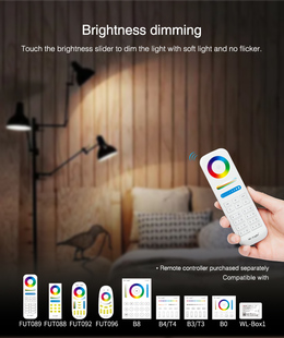Mi-Light LED žárovka RGB+CCT | 4W | E14 | 300lm | svíčka |