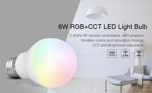 Mi-Light LED žárovka RGB+CCT | 6W | E27 |