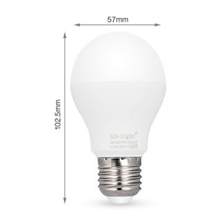 Mi-Light LED žárovka RGB+WW | 6W | E27 |