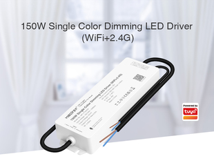 Mi-Light LED zdroj s int. řídící jednotkou pro jednobarevné pásky | 24V | 150W | TUYA | WIFI | IP67|