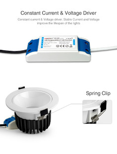 Mi-Light stropní vestavné LED svítidlo RGB+CCT | 18W | 1200lm |  2,4GHz+WiFi |