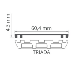Montážní profil TETRA-43