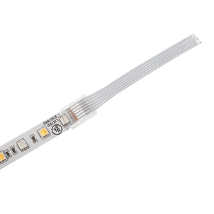 Nacvakávací připojovací konektor TSP pro SMD RGB-CCT pásky | 12mm | IP20+IP65 |