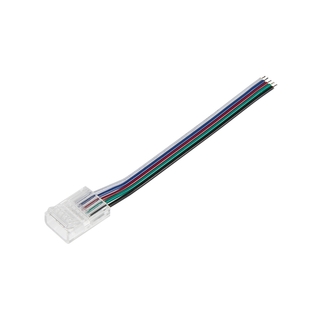Nacvakávací připojovací konektor TSP pro RGBW pásky | 12mm | IP20+IP65 |