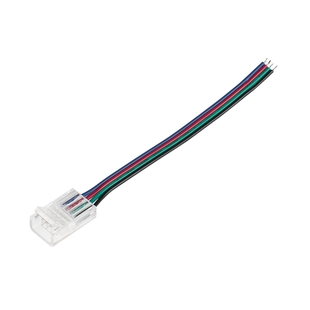 Nacvakávací připojovací TSP pro RGB pásky | 10mm | IP20+IP65 | 