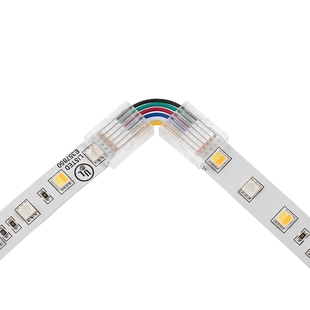 Nacvakávací rohový konektor TSP pro SMD RGB-CCT pásky | 12mm | IP20+IP65 |
