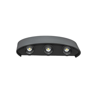 Nástěnné LED svítidlo FALA-3 | 6W | IP54 | hliník |
