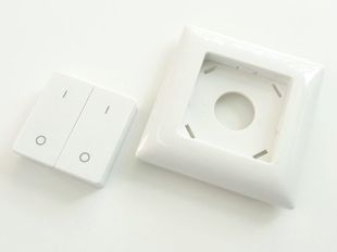 Nástěnný bezdrátový LED stmívač DIMM-HN2K - 2-zónový