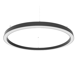 Ohýbaný kruhový LED profil s oboustranným svícením RING-50C - černý