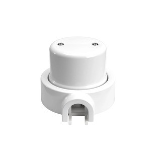 Porcelánový kryt rozvodů CA TUBES se základnou | 1 výstup | bílá