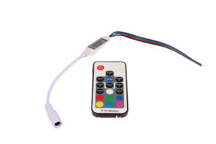 RF dálkový ovladač MINI pro RGB LED pásky 12-24V |6A| 