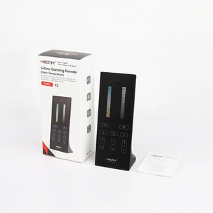 RF ovladač Mi-Light Y2 pro jednobarevné a CCT LED pásky | 3 zóny | 3 scény | černý |