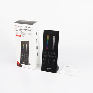 RF ovladač Mi-Light Y3 pro RGB+CCT LED pásky | 3 zóny | bílý |