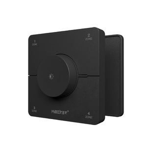 RF univerzální dálkový ovladač K0S Mi-Light pro jednobarevné a CCT LED - 4 zónový | černý