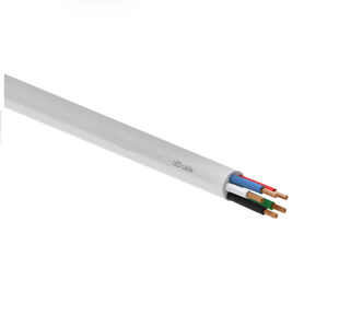RGBW kabel 5-žílový kulatý 5x0,34mm