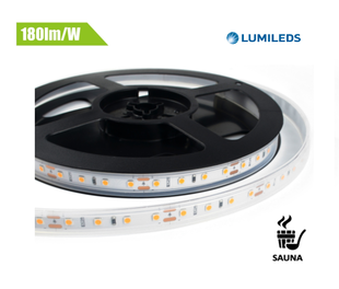 Sauna LED pásek LUMILEDS 3030 | 60LED | 4,8W | 24V | IP67 | 105°C | 180lm/W |