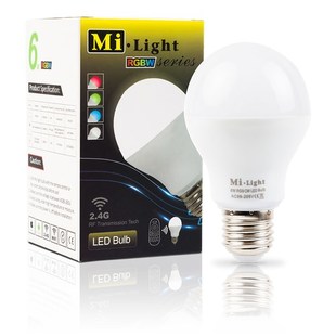 Set LED žárovek Mi-Light+DO RGB+CW | 6W | E27 | 