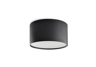 Stropní kruhové LED svítidlo LAURA | černé | Ø12cm | IP20 | 12W | 230V | přepínatelné CCT