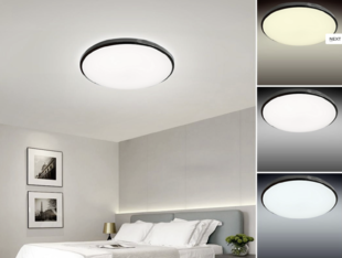 Stropní LED svítidlo ExclusiveR BLACK s dálkovým ovladačem | 50W | 44cm | CCT 2700-6500K | 3600lm | 