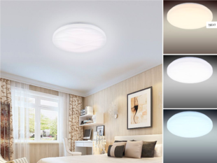 Stropní LED svítidlo WaveR-Opál s dálkovým ovladačem | 50W | 45cm | CCT 2700-6500K | 3600lm |
