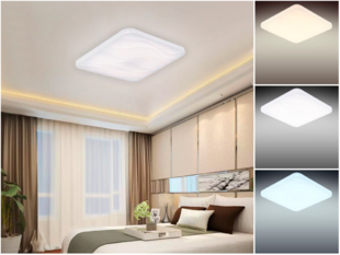 Stropní LED svítidlo WaveS-Opál s dálkovým ovladačem | 50W | 43cm | CCT 2700-6500K | 3600lm |