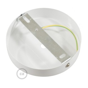 Stropní rozeta - krytka spoje vodičů | 120mm | bílá |