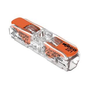 Svorka WAGO průběžná 2x4 mm s páčkami