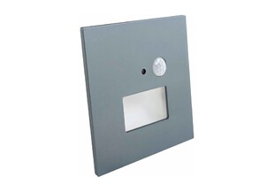 Vestavné schodišťové svítidlo CANNY PIR | šedé | IP20 | 1,5W | KPR68 | 230V | přepínatelné CCT