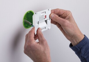 Vestavné schodišťové svítidlo ROSA funkce LEAD | bílé | IP20 | 1W | KPR68 | 230V | 2700K